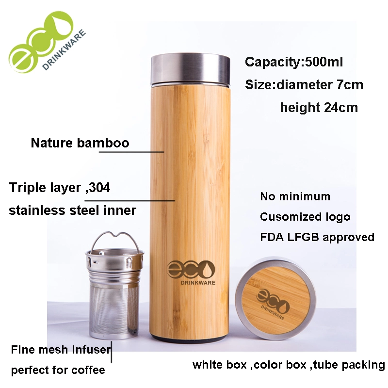 Hot Sale Everyday Use Multiple Repurchase Sport Mugs Bamboo Cup