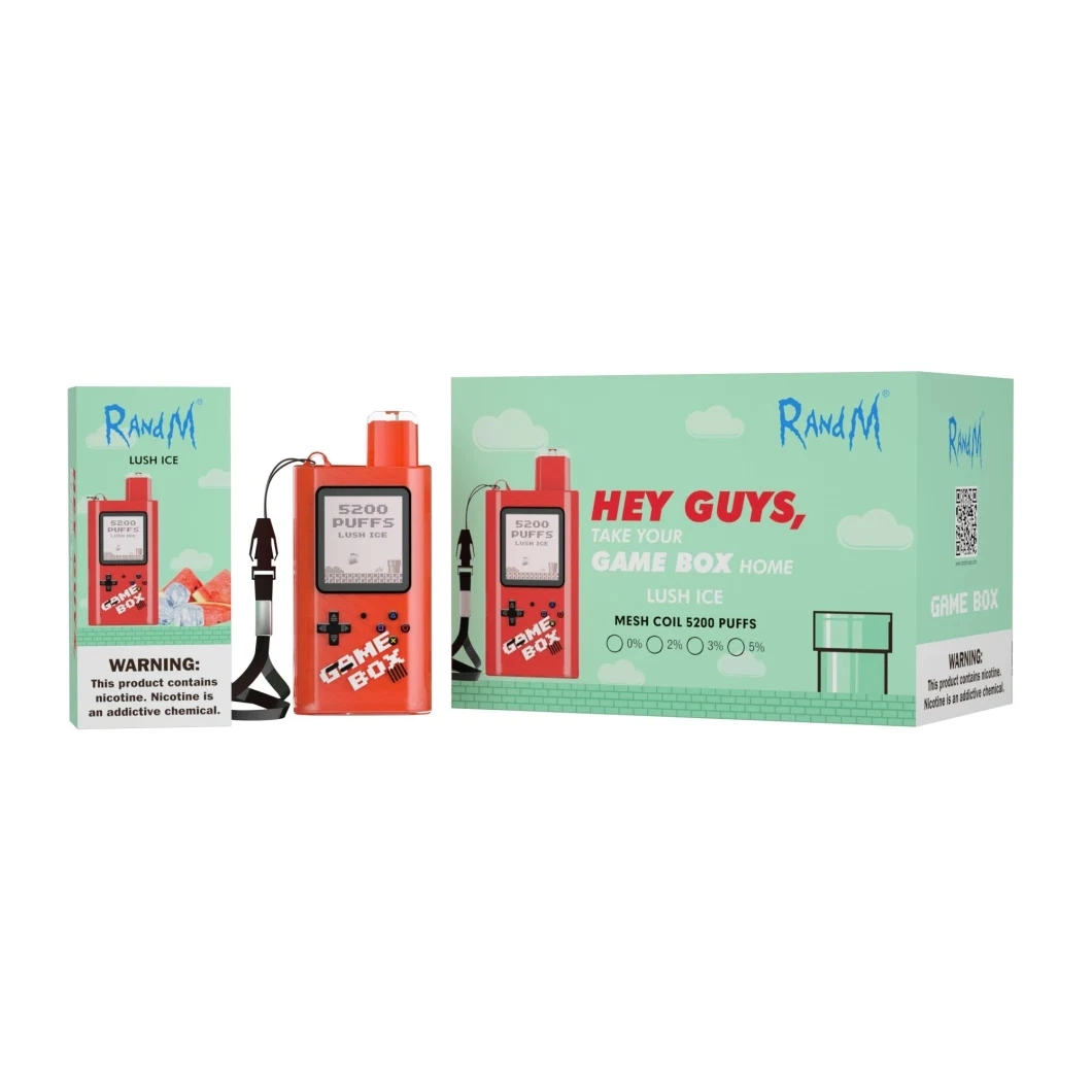 New Coming Randm Squid Box 5200 Puffs Rechargeable Mesh Coil Gift Box Squid Game Box in Sock Fast Shipping Full Color Range