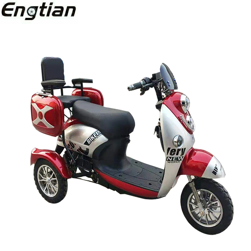 Engtian Fashion Model Mobility Powerful Motorcycle 3 Wheels Electric Tricycles Scooters for Adult