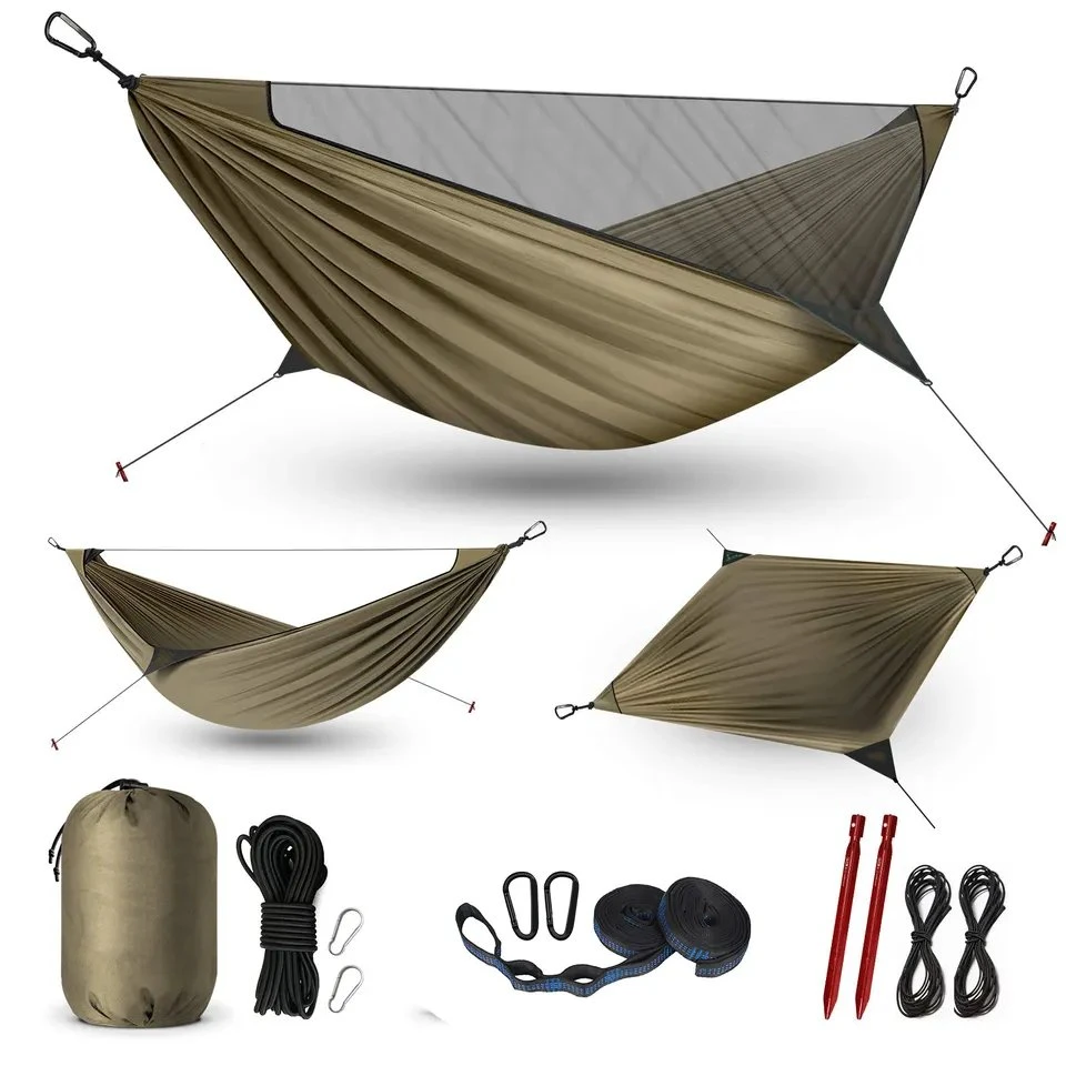 Outdoor Hammock Hiking Camping Hammock with Mosquito Net