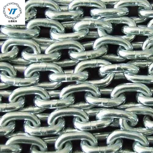 2mm-26mm Electric Galvanized DIN766 Short Link Chain