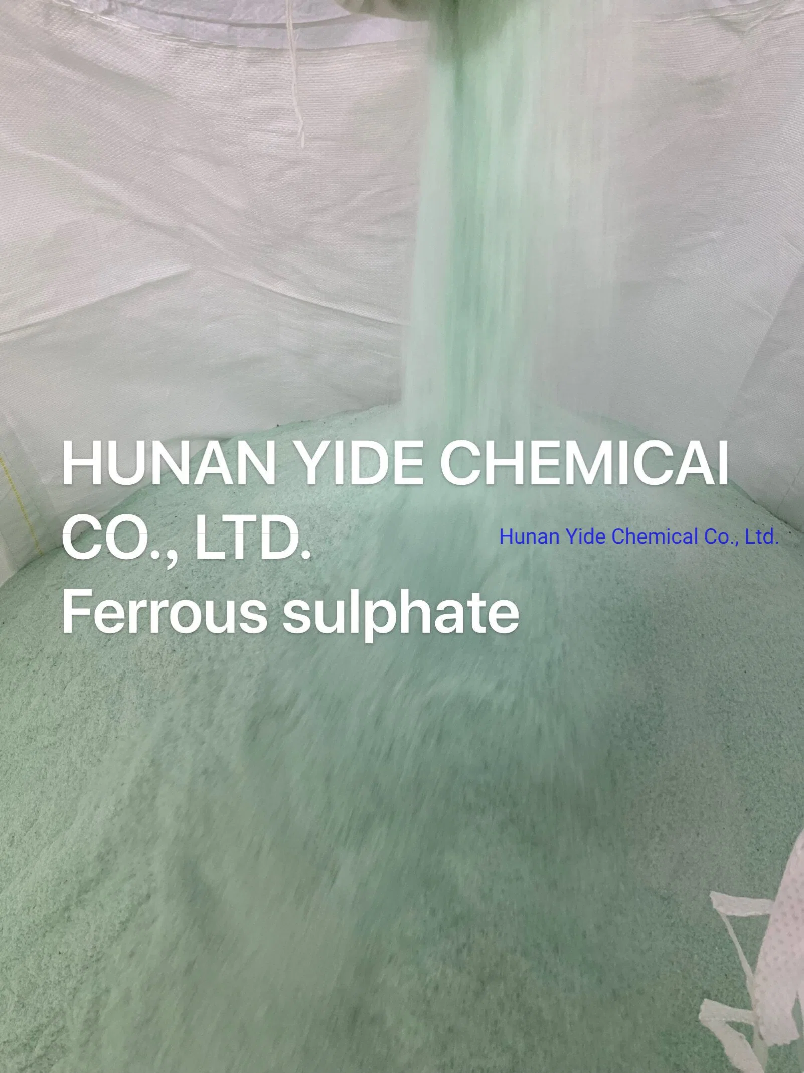 Fabrico de sulfato ferroso Green-Vitriol de elevada pureza para pigmentos de óxido de ferro