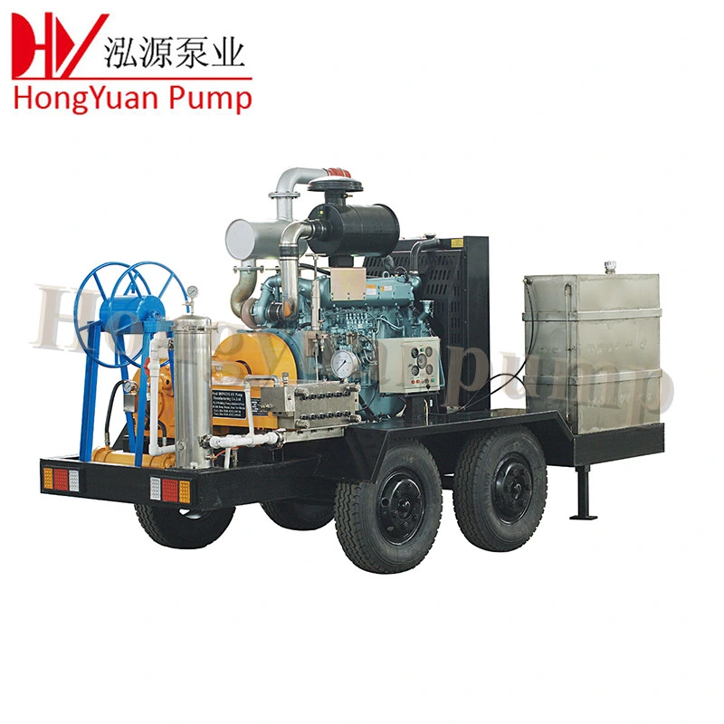 for Heater Exchanger Tube Cleaning High Pressure Three Piston Pump