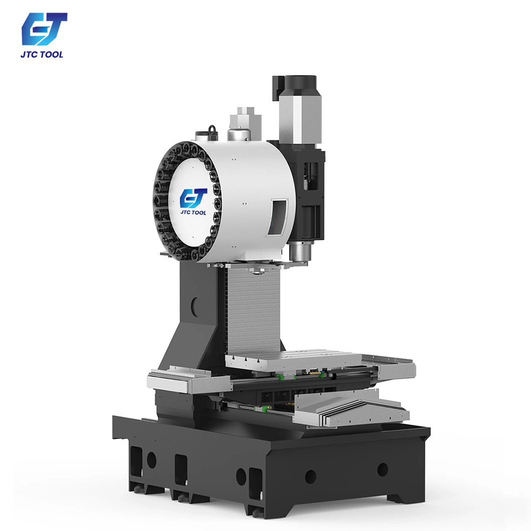 Jtc Alimentación automática de la herramienta de perforación base magnética y tocando la máquina China CNC centro de escuchas de la fábrica de husillo ISO40 taladro cónico de T600 y tocando la máquina