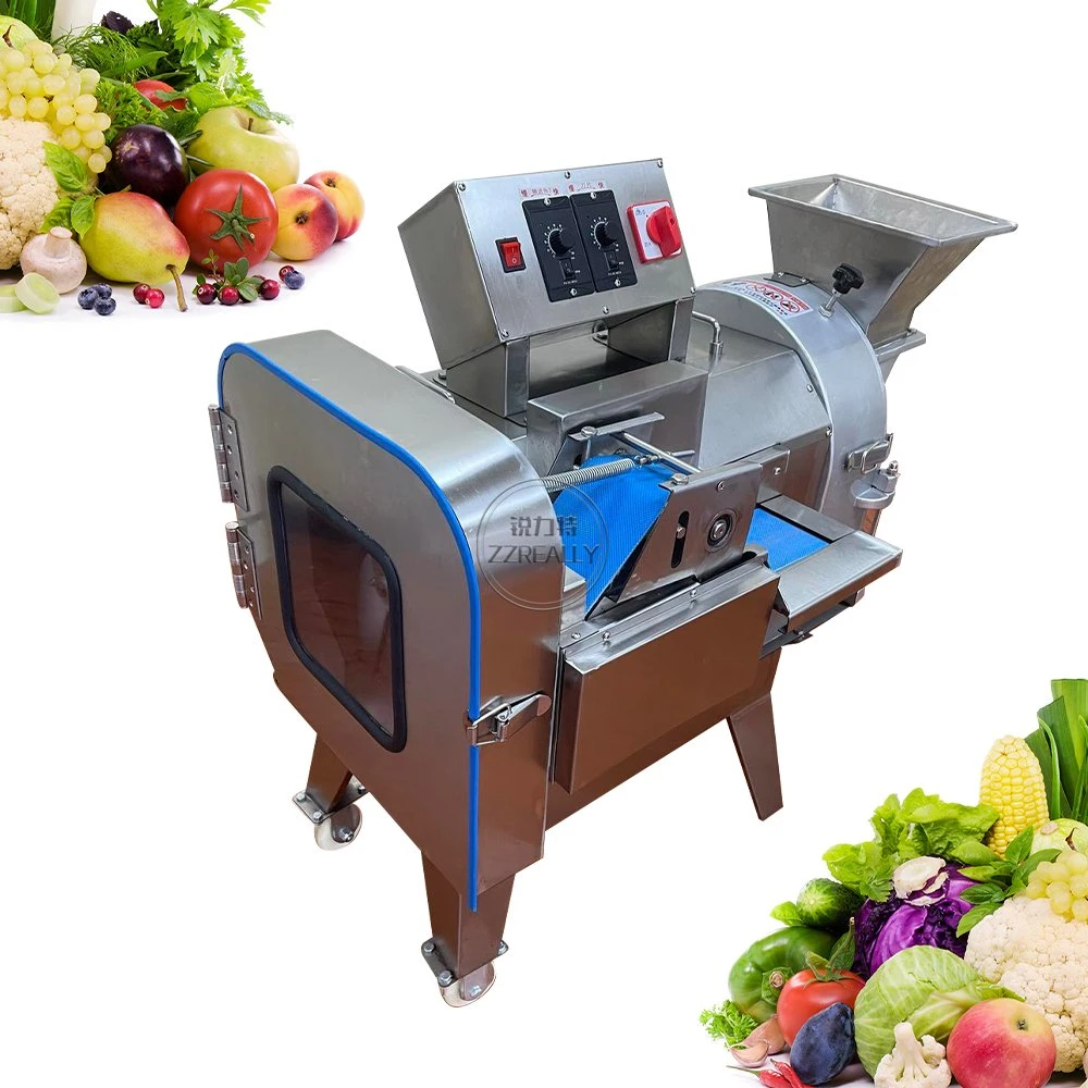 Hohe Effizienz Kartoffel Cassava Karotte Gemüse Obst Chopper Cutter Gemüse Maschine mit CE-Zertifizierung