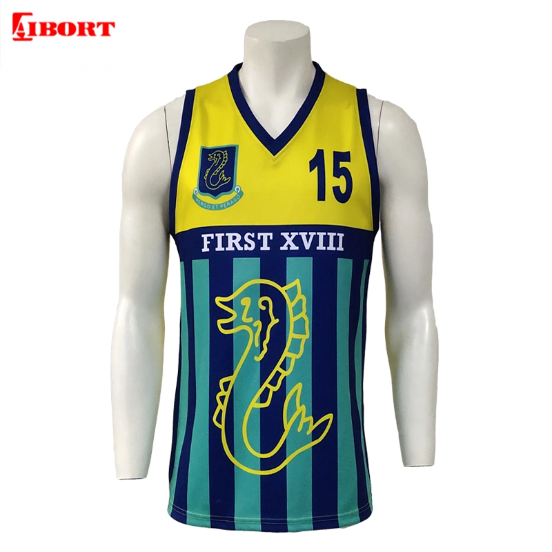 Aibort 2020 New Custom Sublimation Women Afl Football Jersey (AFL-8)