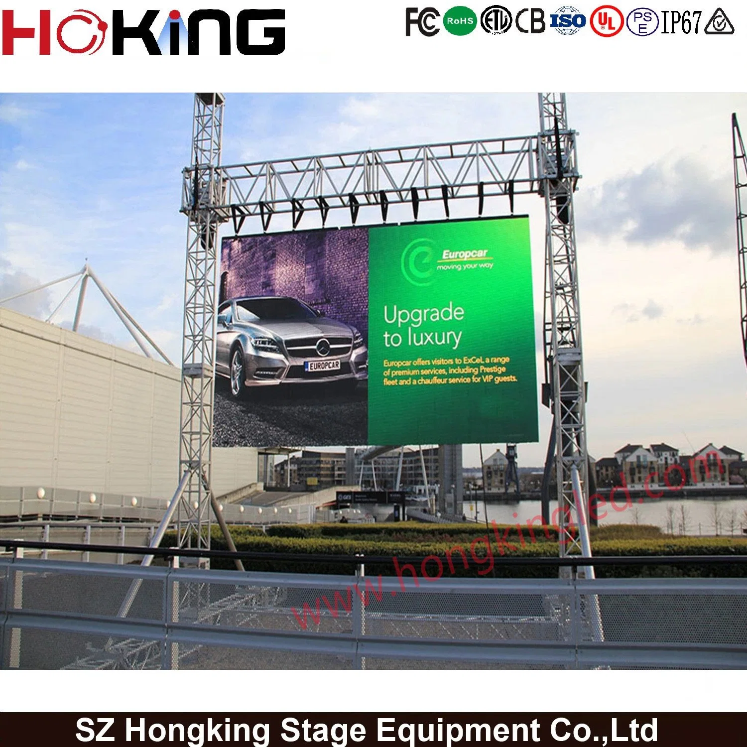 P6 Outdoor Rental LED Display 576X576 Panel