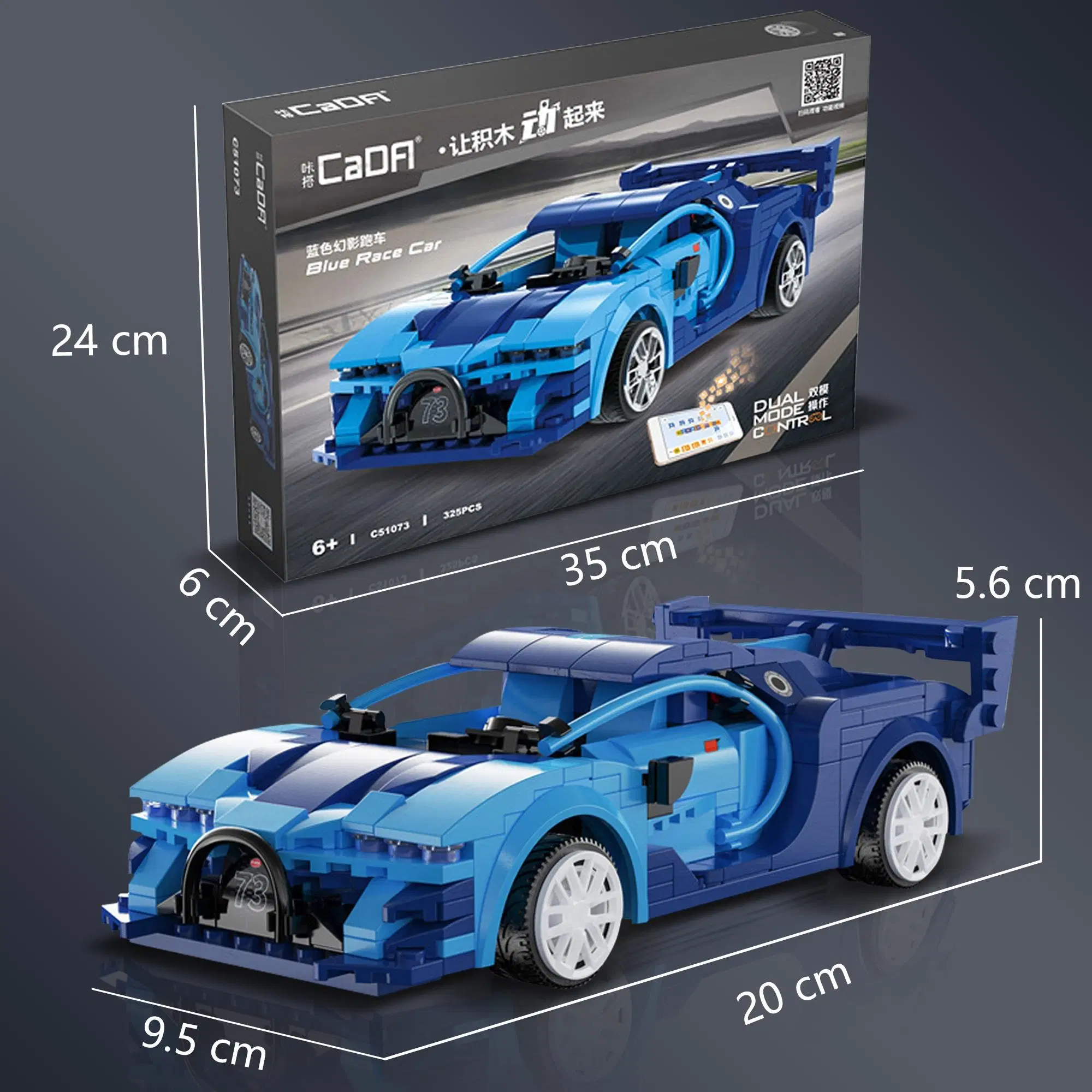 Bausteine Sport RC Elektrische Fernbedienung Drift Racing Car Spielzeug