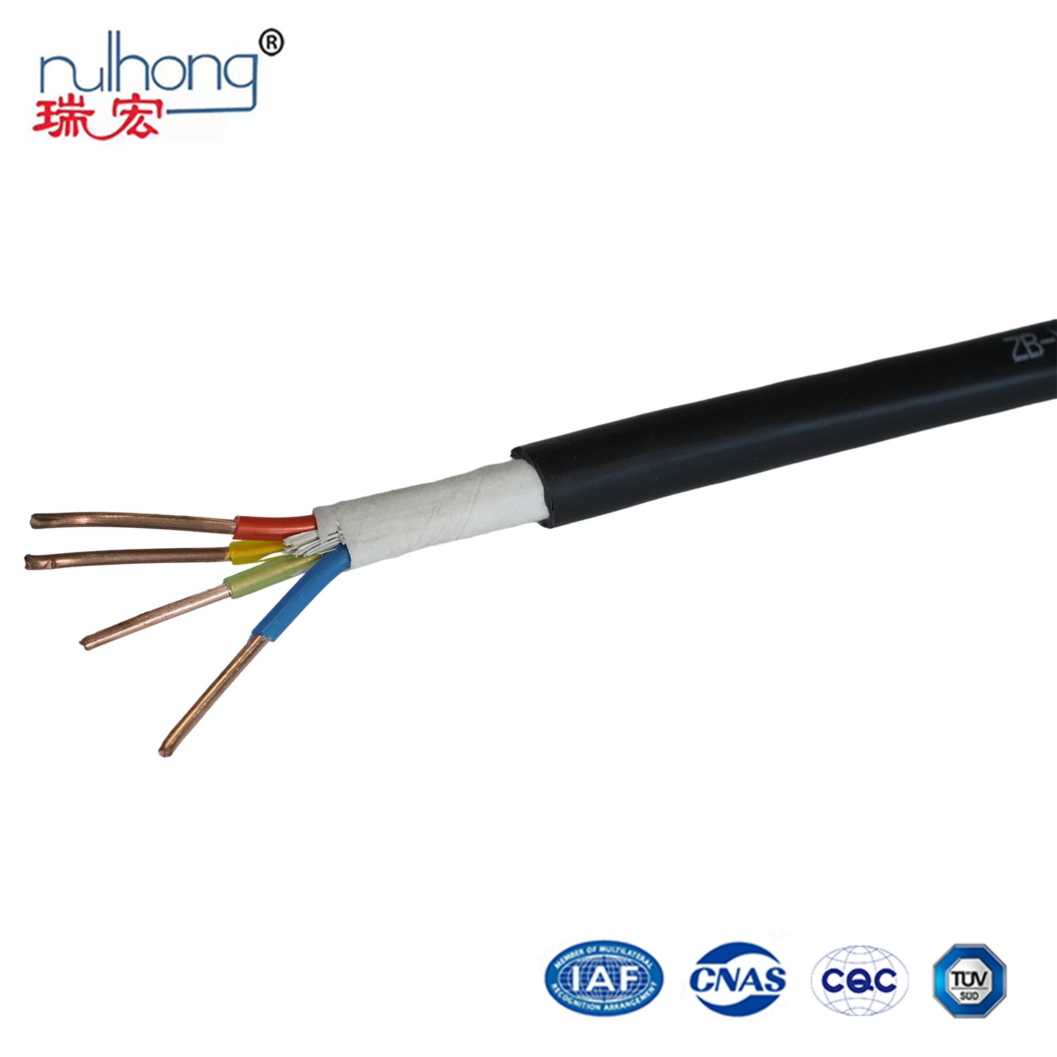 Cable revestido de PVC metálico revestido XLPE aislante ignífugo ABC doméstico