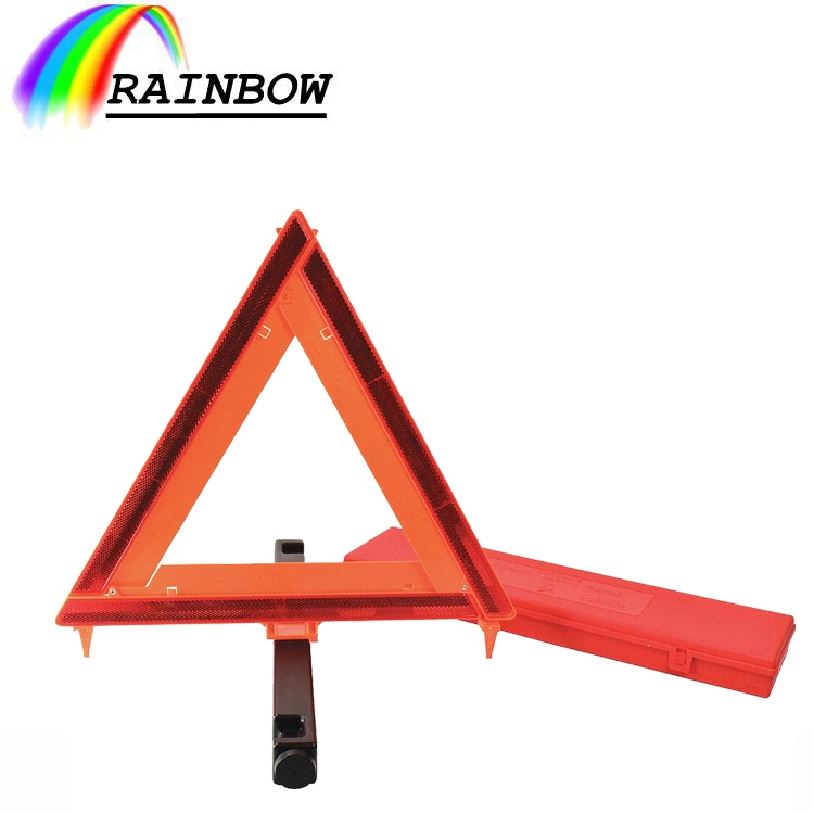 Mejor Precio Advertencia Rojo/Naranja carretera Reflectiva Foldable Seguridad Triángulo de emergencia/Advertencia