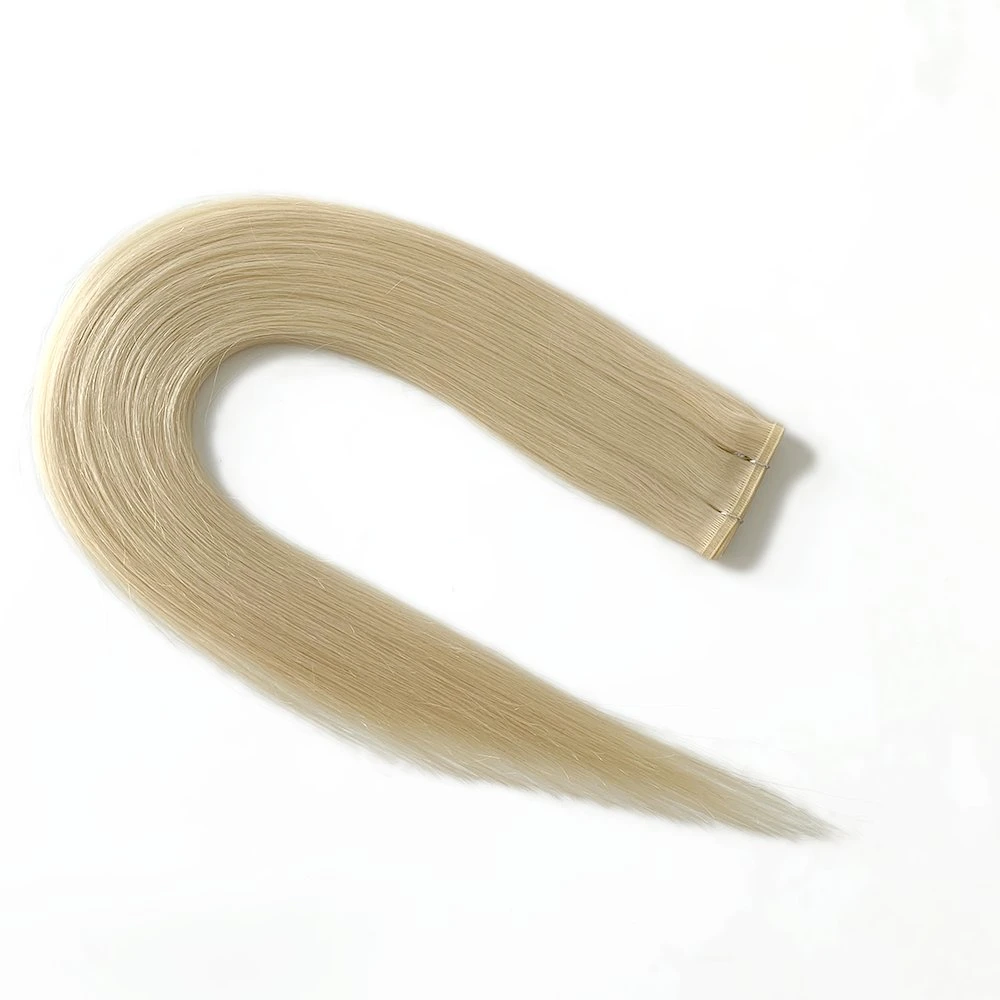 Remy Human Hair Raw Hair Flat Weft Double Drawn Raw Hair