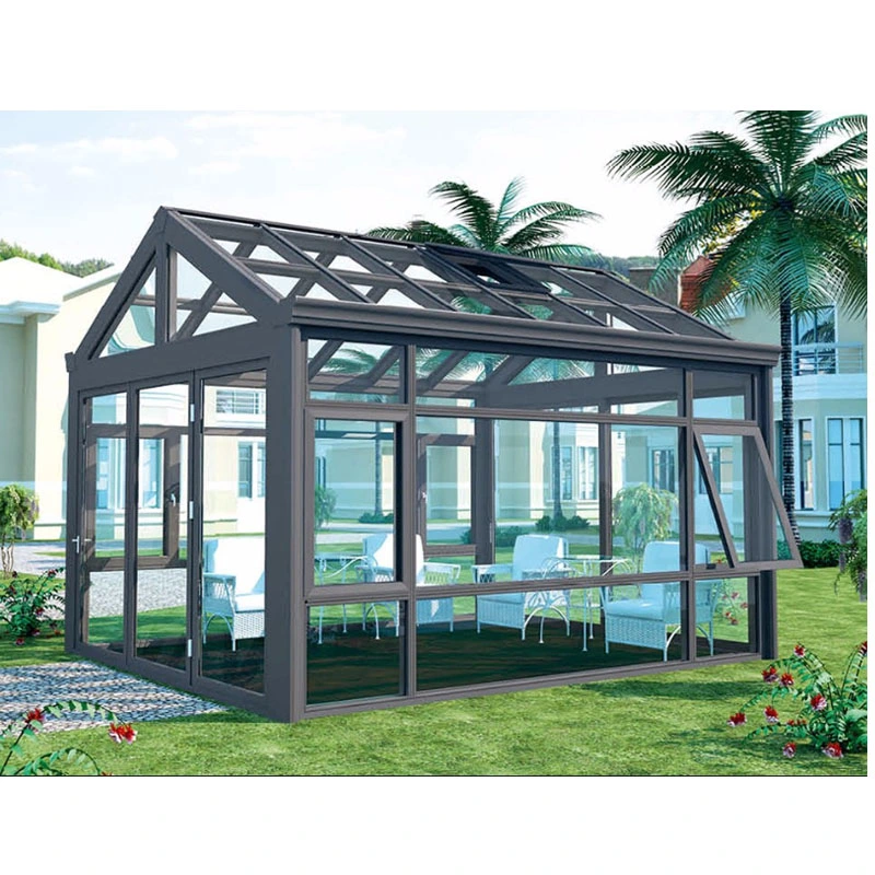 Aluminium Green House Alu Glass Sunroom System Extrusion Profile Series