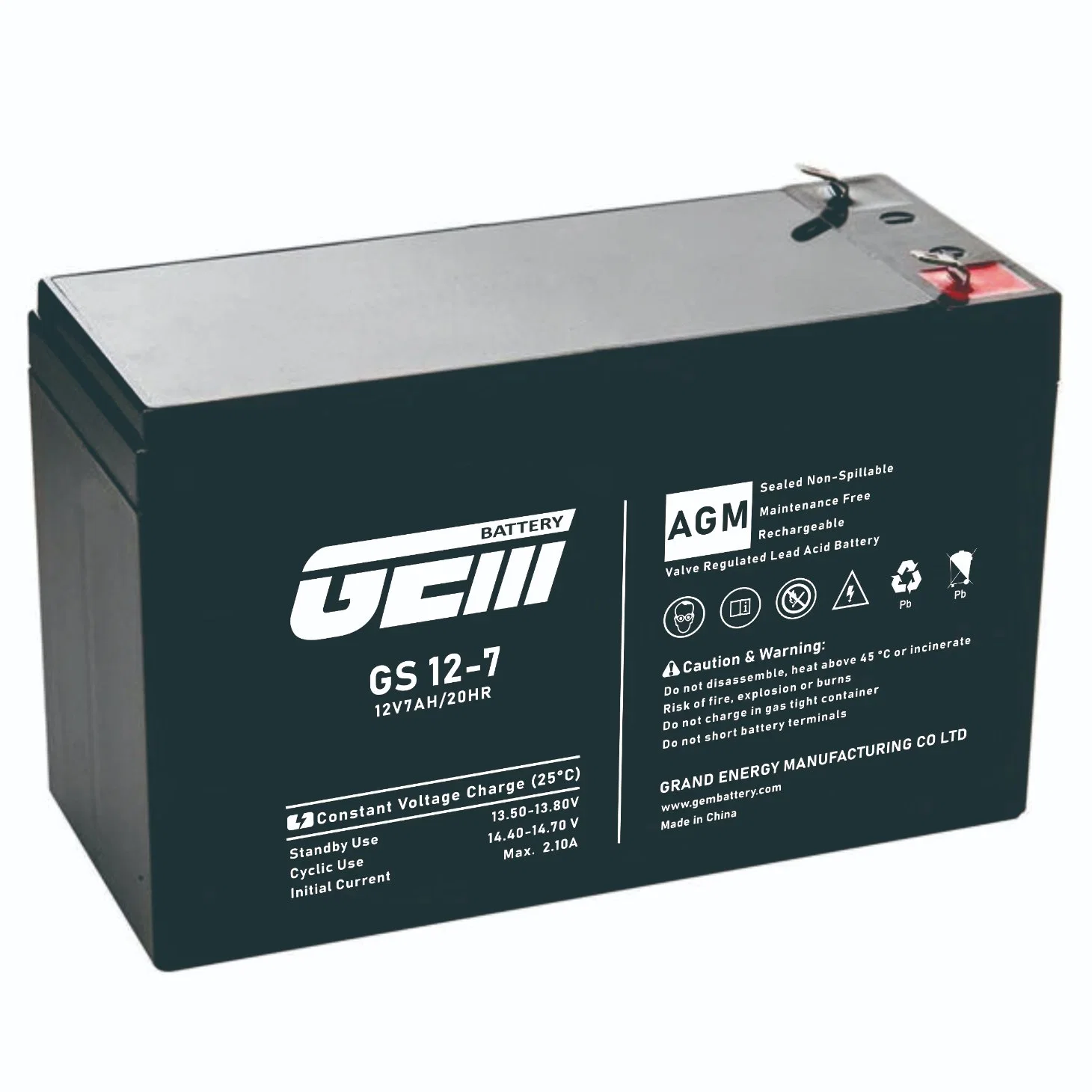 Аккумуляторные герметичные свинцово-кислотные аккумуляторы AGM 12 в, 5 а/ч, VRLA, для UPS&amp;Security