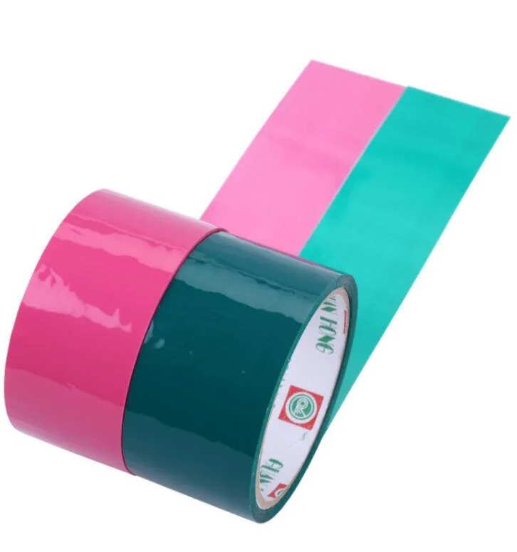 Packing Tape All Colors Red/Yellow/Blue/Green/Pink/White/Tan/Brown Brand Name Solvent Based Acrylic Glue Water Based