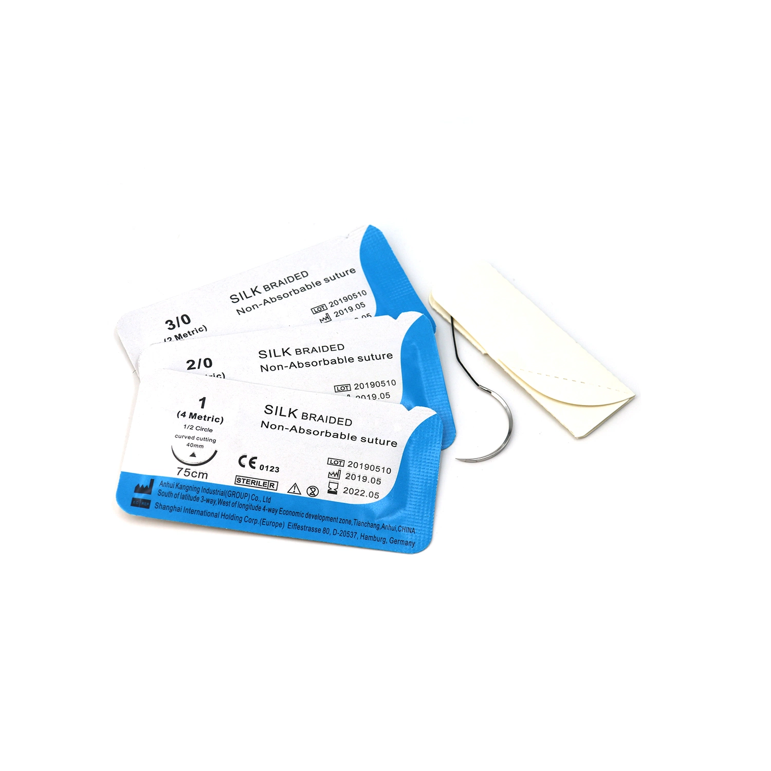 Disposable Medical Non-Absorbable Surgical Suture (nylon monofilament) with Needle CE/ISO