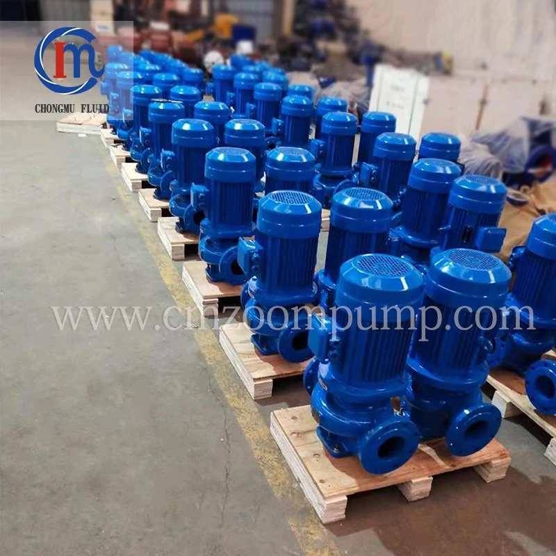 Isg Vertical Bronze Impeller Inline Pipeline Centrifugal Single Stage Water Monoblock Pump