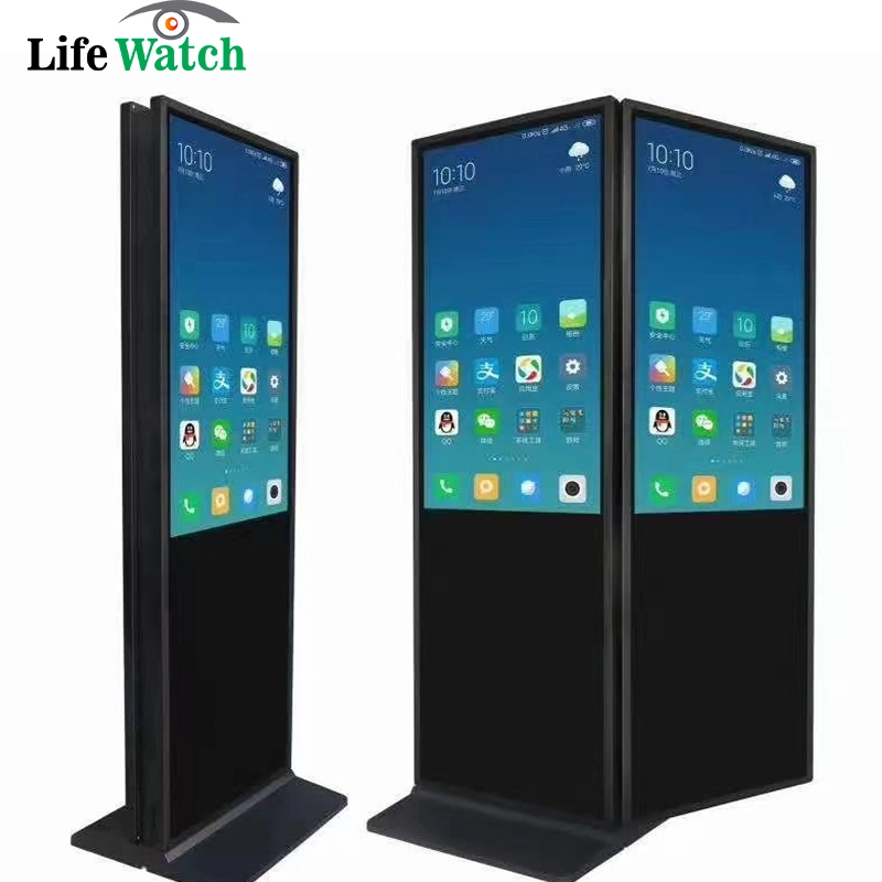 Best Selling 49-Inch Double-Sided Interactive Touch LCD Kiosk Totem for Toursit Center Hotel Lobby