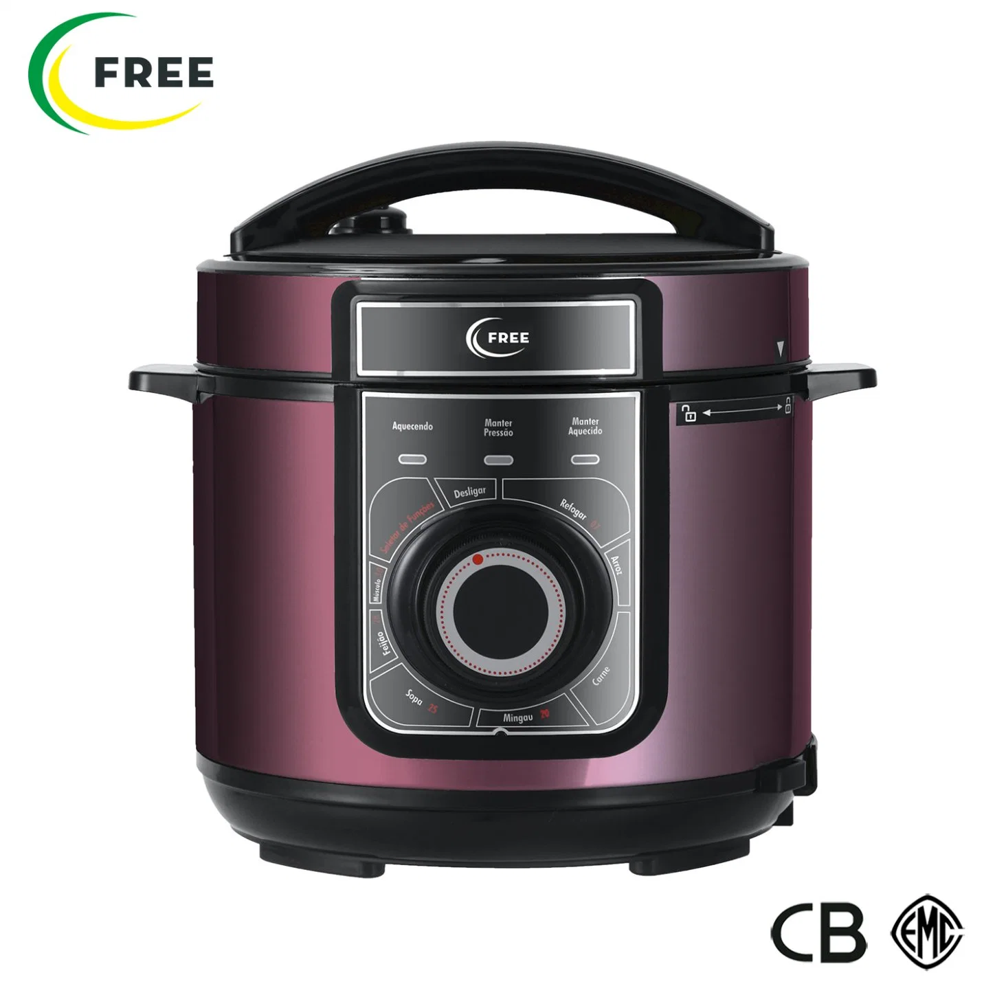 New Model 6L Smart Electric Pressure Cooker Rice Cooker with Knob Control