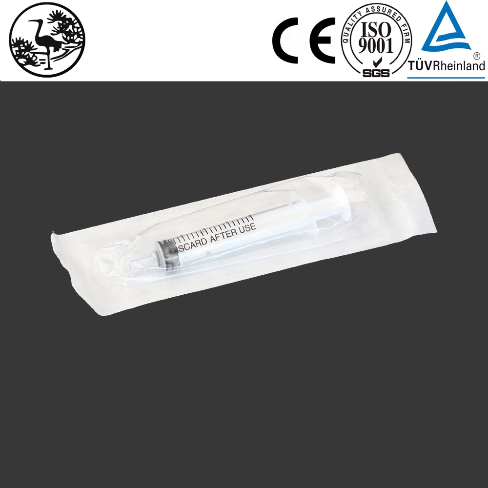 Surgical Sterile Syringe 2ml Luer Slip Without Needle with Blister Package Medical Product Medical Supplies Disposable Syringe