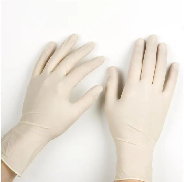 En el hogar natural de alta calidad Powder-Free Latex Guantes de seguridad