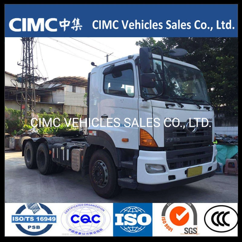 Japanese Truck China Hino 700 6X4 10 Wheeler 380HP Tractor Head 25 T