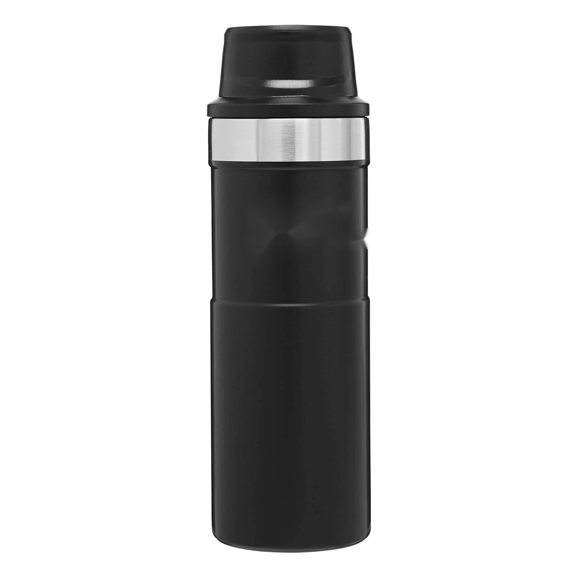 16 Oz Double Wall Vacuum Insulated Tumbler Classic Trigger Action Travel Mug