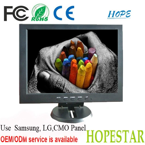 Industrial High Brightness 10 Inch LCD Monitor AV TV VGA HDMI