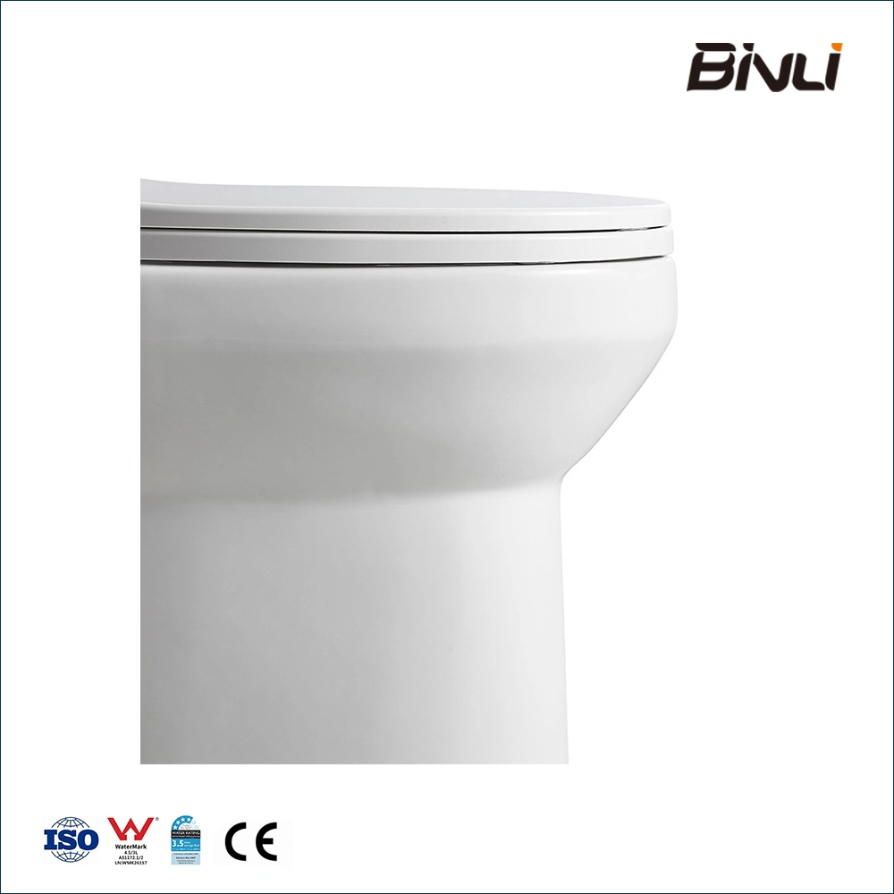 Classical One Piece Toilet Sanitary S-Trap Flushing Ceramic Commode MID East Market