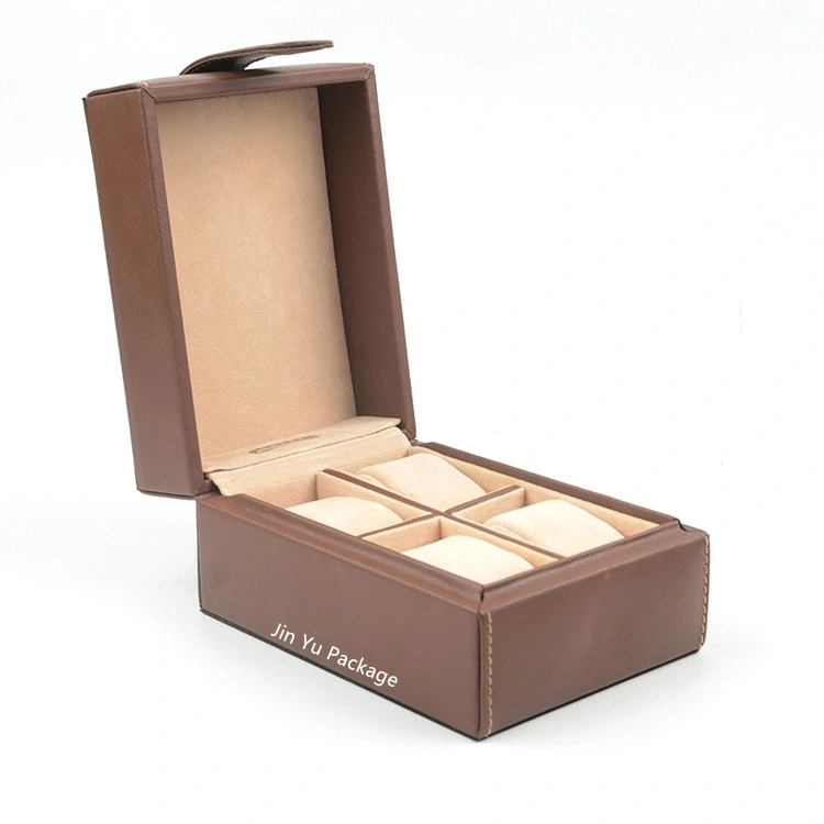 Elegant Handmade Custom Leatherette Watch Gift Display Packaging Store Boxes