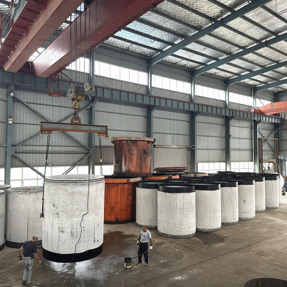 Concrete Pipe Mold Jccp Reinforced Concrete Jacking Pipe Production Plant