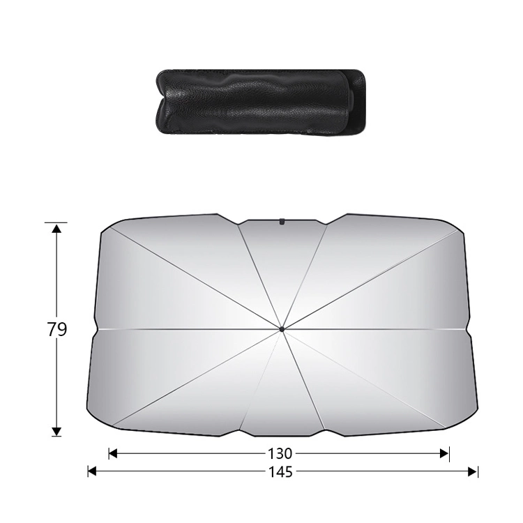 Heißer Verkauf Sommer Auto Front Windschutz Sonnenschutz UV-Strahlen Hitzevisier Schutz Faltender Reflektor Regenschirm
