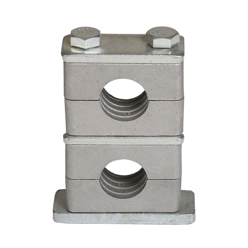 Aluminum Alloy Hex Bolts Heavy Three Pipe Calmp Tube Clamp