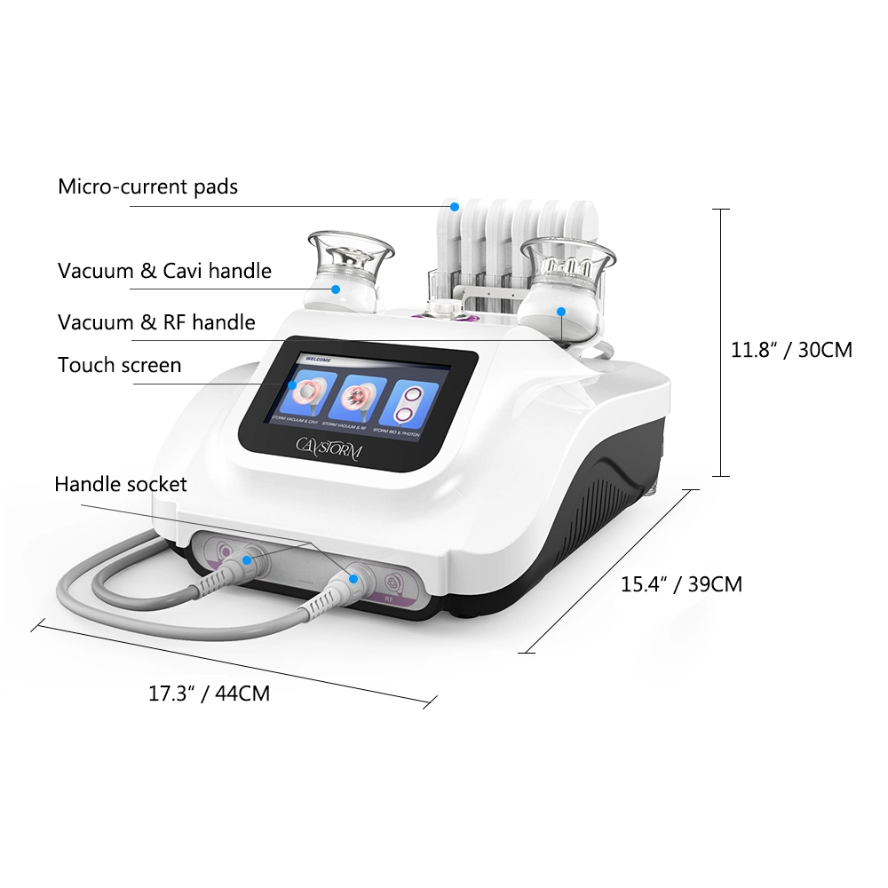 La cavitación ultrasónica RF 3.0 cuerpo vacío de adelgazamiento Cuidado Facial de la máquina para el uso del salón