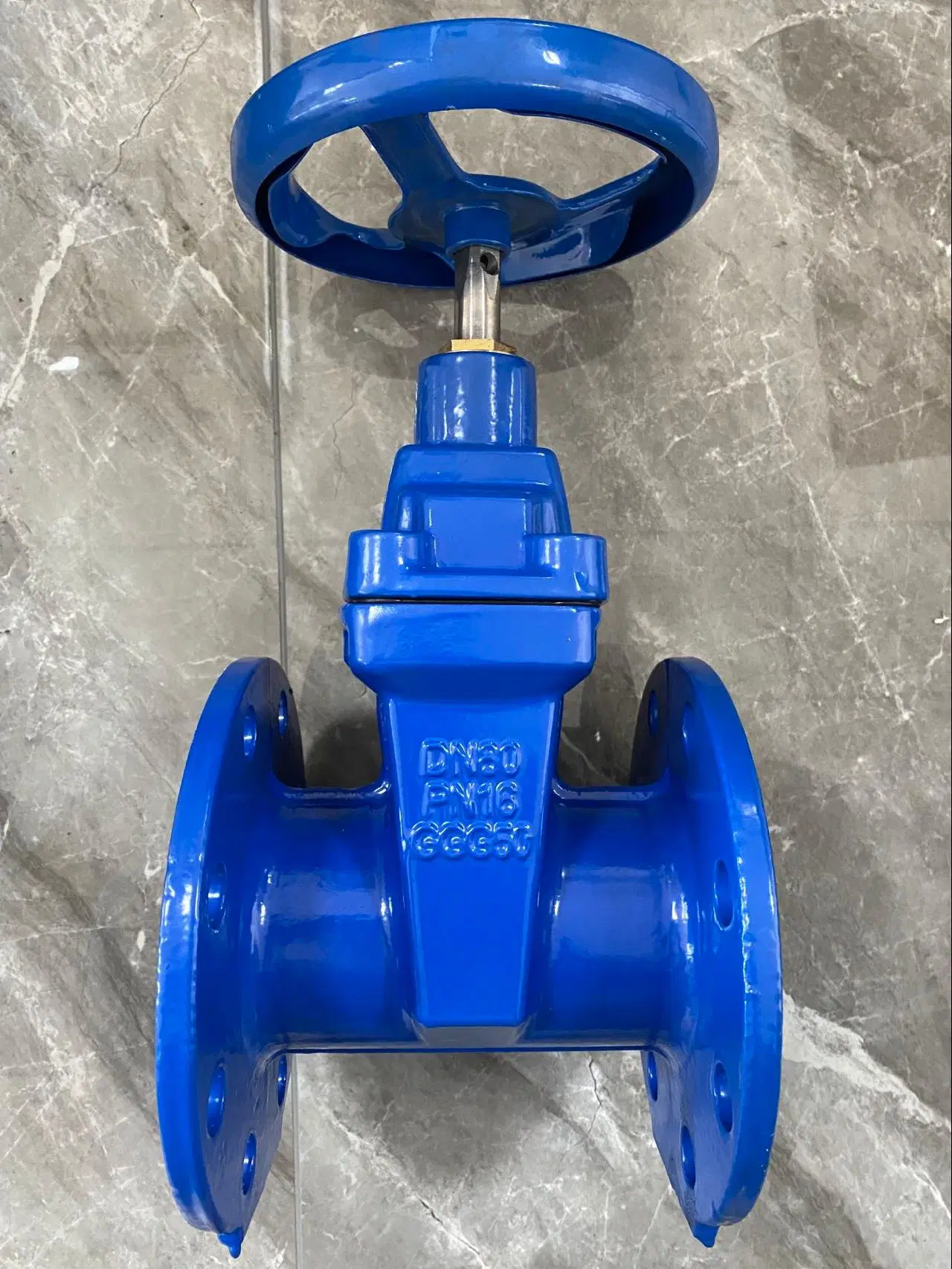 Fire Protection Di Body Gate Valve Gear Operated Brass Nut Extension Spindle Gate Valves Pn25