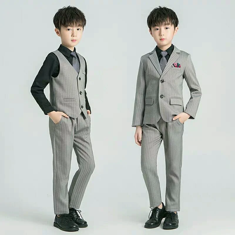 OEM Trendy Kids Clothing Formal Custom Boys Suit Kids Suit Jacket Pants