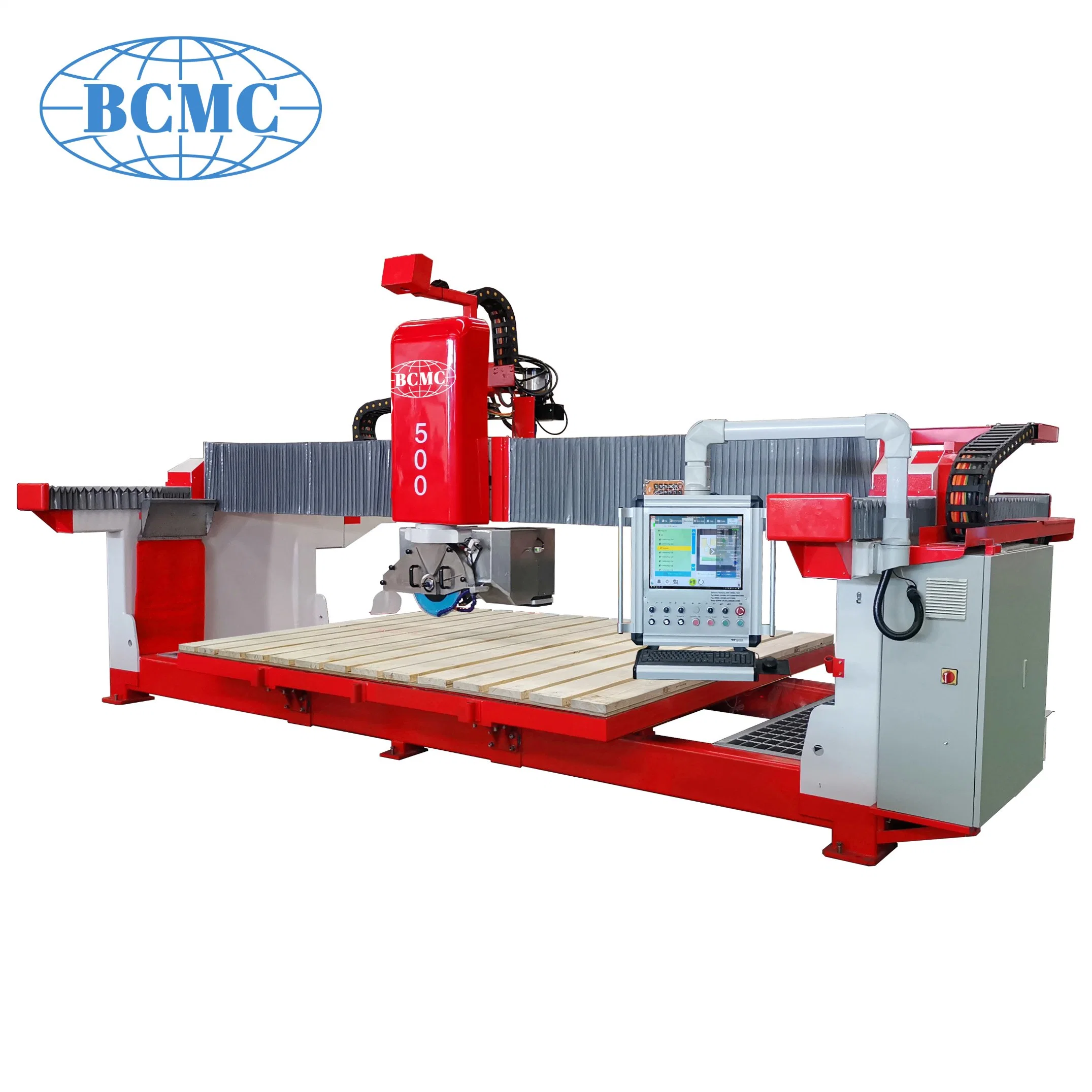 Bcmc 5 Axis CNC Bridge Saw for Stone Italy Esa System Automatic Marble Cutting Machine