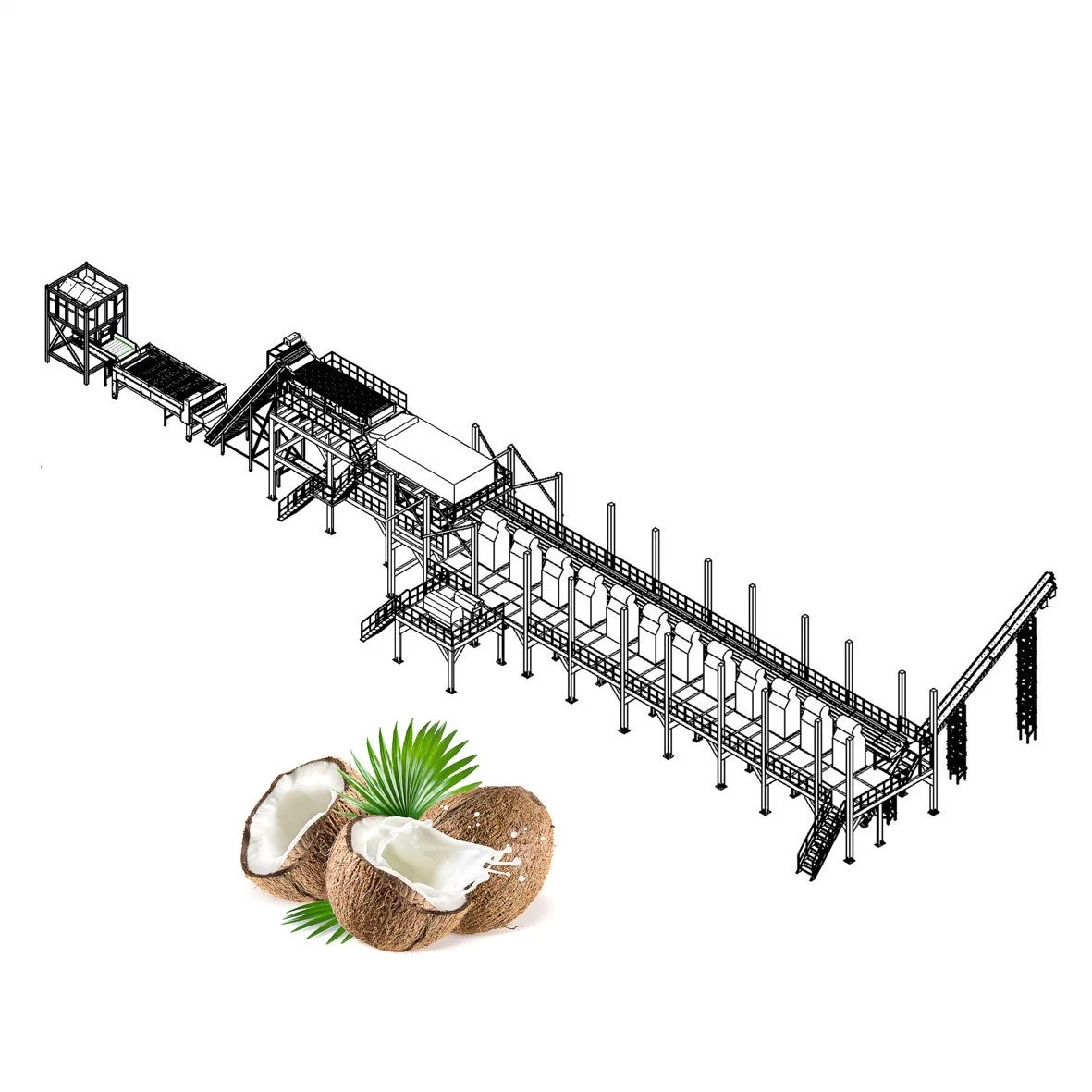 Máquina de procesamiento de agua de coco máquina de elaboración de agua de coco