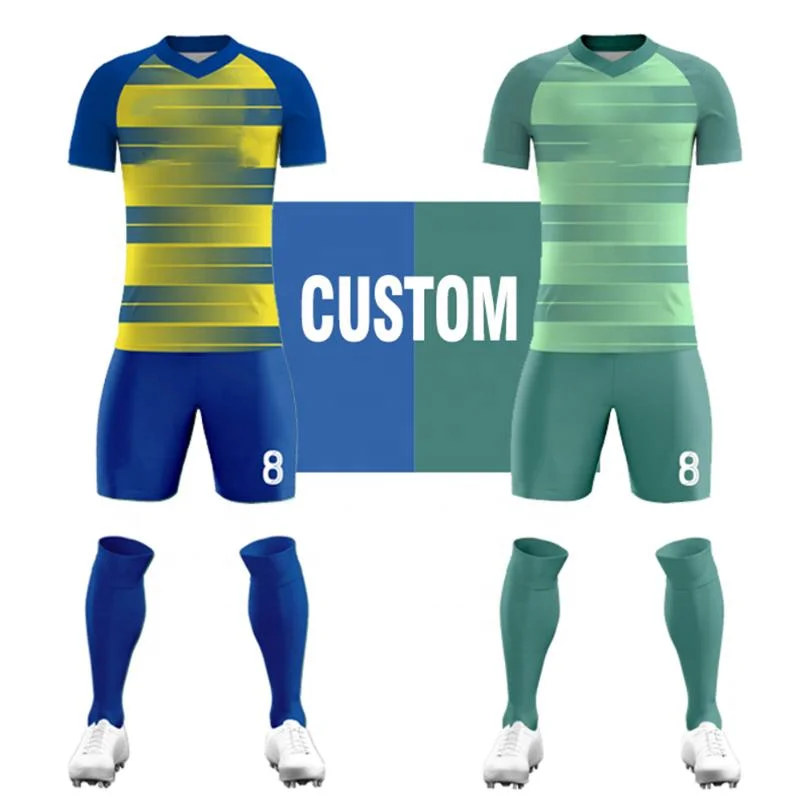 Custom Sportswear Men Soccer Uniform Wholesale/Supplier Sublimated Team Football Jersey