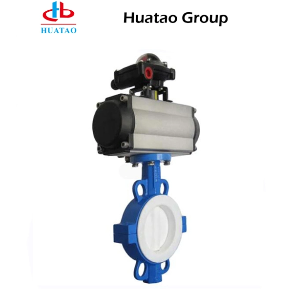 Pneumatic Vacuum Ductile Iron Stainless Steel Butterfly Valve