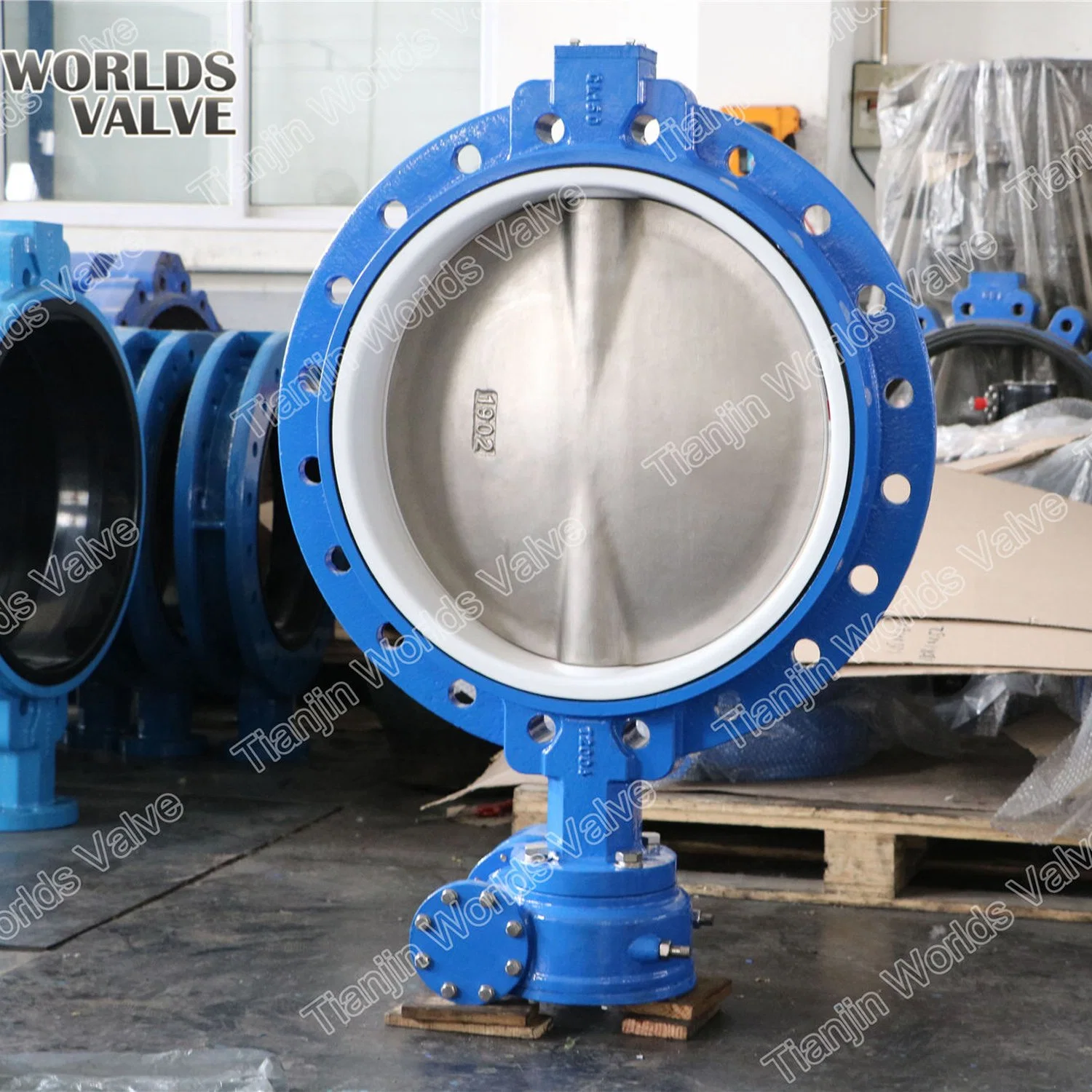 CF8 CF8m Disc PTFE Liner Seat Wafer Butterfly Valve One Piece Body