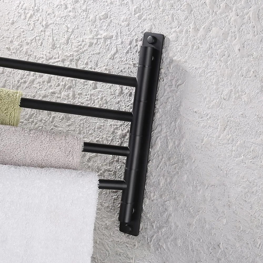 Swing out Towel Bar 4-Bars Folding Arm Swivel Towel Hanger