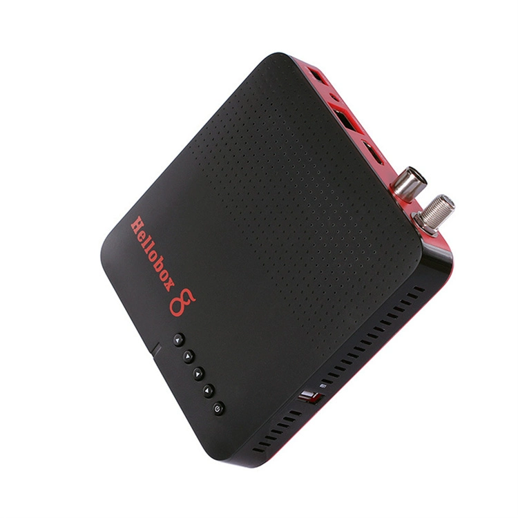 Hellobox 8 Satellite Receive DVB-S2 S2X T2 H. 265 Built-in WiFi Auto Biss Key Powervu Am Newcam Mgcam Set Top Box