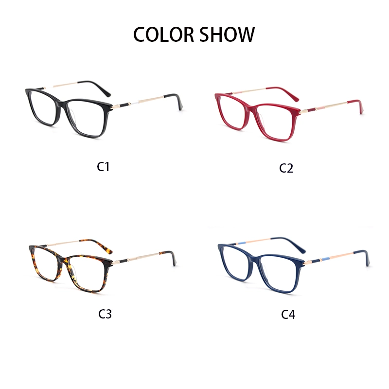 Nouveau design Fashion acétate verres de lunettes optiques Lunettes de châssis