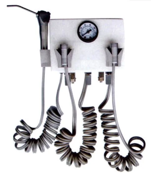 Dental Wall Mount Portable Turbine Unit with 3 Way syringe