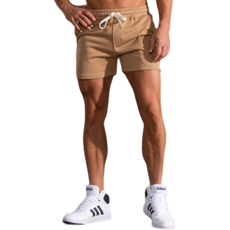 Спортивные шорты оптом Custom Sport Cotton Terry Sweat: Мужские брюки для бега на фитнесе Elastic; мужские летние шорты; сексуальные брюки; повседневные и универсальные