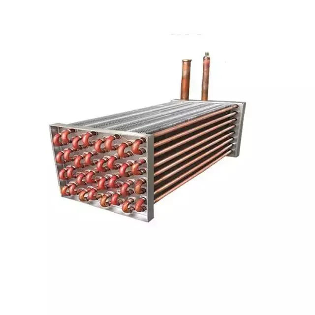 New Refrigeration Air Cooler Copper Tube Fin Type Condenser