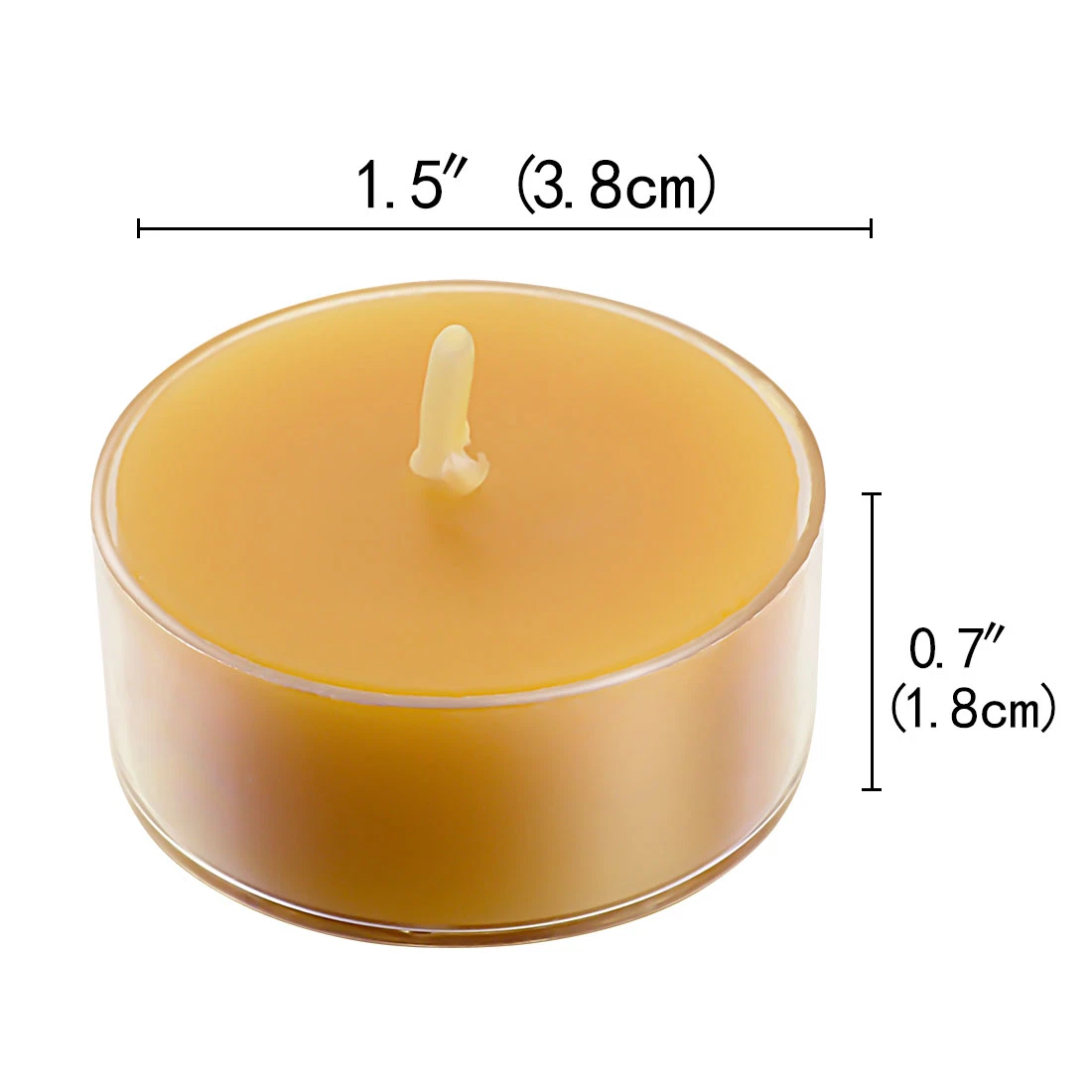 Wholesale/Supplier Cheap Home Decorative Non Toxic Eco Friendly Healthy Protection Custom Small Rustic Blessed Organic Natural Pure Beeswax Tea Lights Tealight Candles