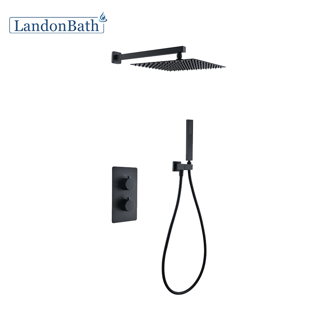 Shower Head System Cupc Wall Mounted Rain Concealed Shower Set Thermostatic Single Handle Bathtub Shower Column Set