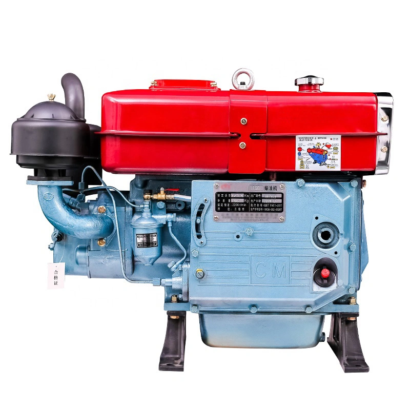 Agricultural Machinery Single-Cylinder Water-Cooled Diesel Engine Rt140 Diesel Engine