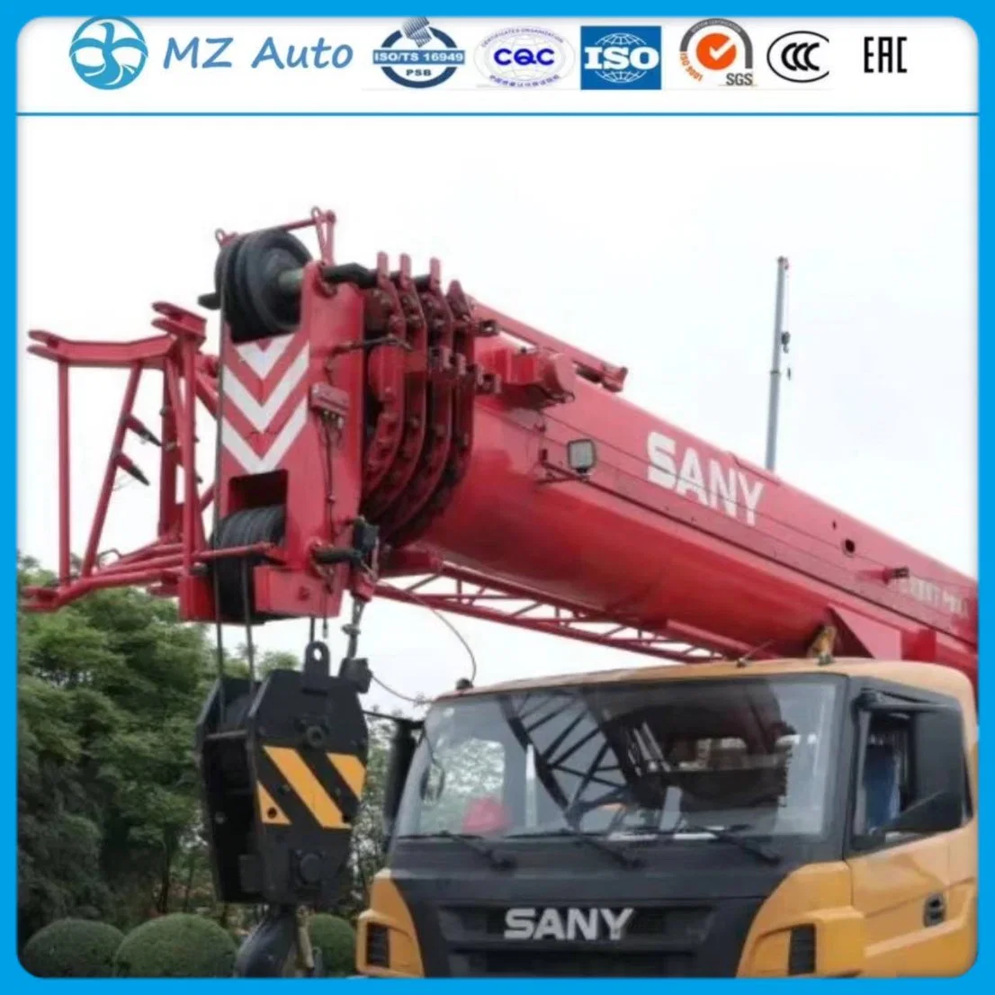 S cualquier grúa de camión Sanyi 25t 45t 50t 90T hecho En China con Factroy Precio en Stock se utilizan buenos camiones Equipos de construcción de maquinaria de camiones grúa